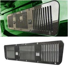 Hood Bonnet Carbon Washer Cover Trim 07