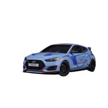 Hyundai Veloster N & Turbo Carbon Fiber Side Skirts V1