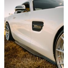 Mercedes AMG GT/GTS Carbon Fiber Side Skirt Extensions
