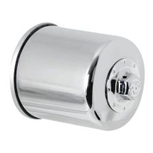K&N Honda / Kawasaki / Yamaha / Polaris / Victory 2.688in OD x 3.344in H Oil Filter - Chrome