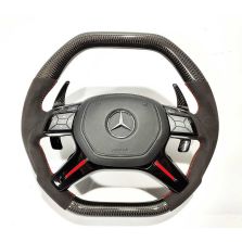 Mercedes-Benz Carbon Alcantara Steering Wheel for G-Wagon, GL, ML Class (W463, X166, W166)