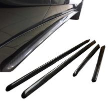Mercedes-Benz S-Class W222 Carbon Side Skirts Exterior Moldings Trim 4pcs Set
