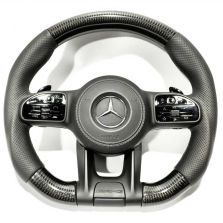 Mercedes-Benz W222/W213/W463A GT AMG Style G&S Steering Wheel (Carbon Leather)