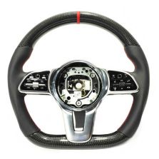 Mercedes-Benz W222/W463A G63 S-Class Steering Wheel – Leather Carbon Red Stripe