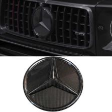 Mercedes-Benz W463A/W464 G-Class G-Wagon G63/G55 Front Grille Carbon Fiber Star Style Badge Logo Emblem