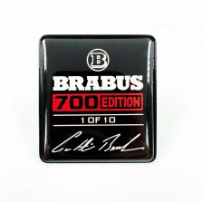 Metallic Brabus 700 Edition 1 of 10 Red Seats Emblem Badge Logo Set for Mercedes-Benz W463A G-Class