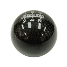 NRG Universal Ball Style Shift Knob - Heavy Weight 480G / 1.1Lbs. - Black Carbon Fiber (5 Speed)