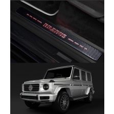 W463A W464 G500 G63 AMG G400 G Wagon G class Mercedes-Benz 2018+ CARBON FIBER Entrance mouldings LED Illuminated Door Sills Interior Trims