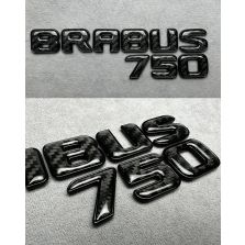 Carbon fiber Brabus 750 Trunk Emblem for Mercedes G-Class W463/W464/W463A