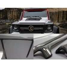Carbon Fiber Windshield Panels Front Window Trim Covers – for Mercedes-Benz G-Class W463 G500 G550 G63 G65