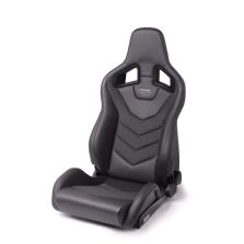 Recaro Sportster GT Passenger Seat - Black Leather/Carbon Weave