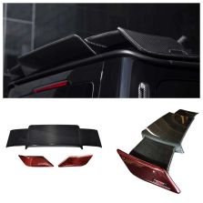 Brabus Rocket Carbon Fiber Rear Lid Spoiler for Mercedes-Benz W463A/W464 G-Class, Red
