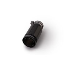 Remus Universal Sport Exhaust 84mm Blk Chrm Straight w/Carbon Insert & Adj Clamp Tail Pipe (Single)