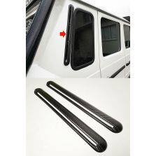 Carbon Fiber Rear Pillars Window Panels for Mercedes-Benz G-class G500 G55 G63 G65 W463