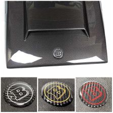 Carbon Fiber Brabus Badge Emblem Logo 53mm for Mercedes W463 W464 G-Wagon