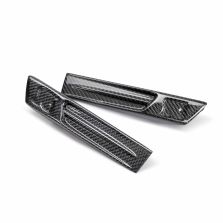 Seibon 09-10 Nissan GTR R35 Carbon Fiber Fender Duct Logos (Pair)