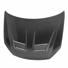 Seibon 10-11 VW Golf GTI 5K/MK6 DV Carbon Fiber Hood w/ Shaved Emblem