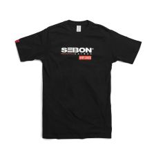 SEIBON CARBON DRIFT T-SHIRT - With sleeve tag, black
