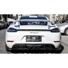 Porsche 718 Cayman/Boxster Carbon Fiber Rear Diffuser (2016-2023)
