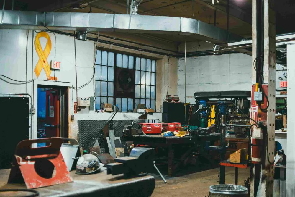 auto parts warehouse interior