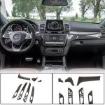 Mercedes Benz GLE Class C292 GLE43 GLE450 GLE63 AMG 2015-2019 Interior Dashboard Trims Carbon Fiber