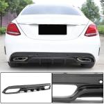Mercedes Benz W205 Sport C43 C63 C450 AMG 2015-2019 Rear Bumper Diffuser Lip Carbon Fiber/FRP