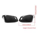 For BMW 1 Series E81 E87 E82 E88 2-Door 3-Door 5-Door LCI 2009-2013 Carbon Fiber Side Rearview Mirror Cover Caps Pair