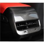 Tesla Model 3 Rear Back Seat Aircondition Moulding Dash Covers Dry Carbon Fiber