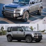 Land Rover Defender 90/110/130 2020-2023 Wheel Arch Fender Flares Carbon Fiber