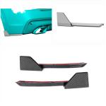 BMW X3 G01 M40i 2018-2020 Rear Bumper Splitters Carbon Fiber