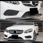 Mercedes Benz E Class W212 Sport Facelift 2013-2016 Front Bumper Lip Carbon Fiber