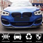 BMW 1 Series F20 F21 M Sport M135i M140i LCI 2016-2019 Front Bumper Lip Carbon Fiber