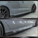 Audi S3 RS3 8V 8V.5 Sedan 2014-2019 Side Skirts Carbon Fiber