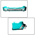 X5 Carbon Fiber Rear Bumper Diffuser Fits for BMW X5 G05 Base Model 2023-2026 Lower Bumper Lip Spoiler Body Kit Factory Outlet