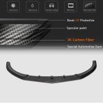 Mercedes Benz W205 C63 (S) AMG Pre-facelift 2015-2019 Front Bumper Lip Carbon Fiber