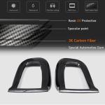 Tesla Model Y 2020+ Racing Seat Back Cover Dry Carbon Fiber