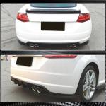 Carbon Fiber Rear Bumper Diffuser for Audi TT MK3 8S Base 2015-2019