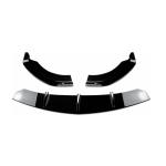 Mercedes Benz E Class W213 Sport E43 AMG 2016-2020 Front Bumper Lip Glossy Black ABS