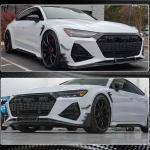 Audi RS7 C8 Sportback 2020UP Front Bumper Lip DRY Carbon Fiber