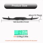 Tesla Model S Plaid 2021-2024 Rear Bumper Diffuser Lip Carbon Fiber
