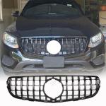 Mercedes Benz GLC Class W253 GT 2015-2018 Front Grille Glossy Black ABS