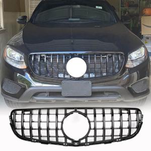 Mercedes Benz GLC Class W253 GT 2015-2018 Front Grille Glossy Black ABS