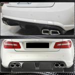 Mercedes Benz E Class (W207) C207 A207 E63 Pre-facelift 2009-2013 Rear Bumper Diffuser Carbon Fiber