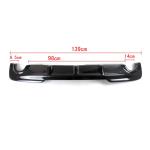 BMW 5 Series F10 M Sport Sedan 2012-2016 Rear Bumper Diffuser Carbon Fiber