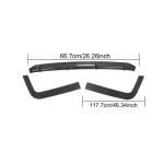 Volkswagen VW Multivan Transporter T6 2015-2020 Rear Bumper Diffuser Carbon Fiber