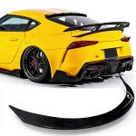 Toyota Supra GR A90 A91 MK5 (2019-2024) Carbon Fiber Rear Trunk Spoiler-Direct Fit