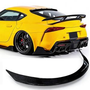 Toyota Supra GR A90 A91 MK5 (2019-2024) Carbon Fiber Rear Trunk Spoiler-Direct Fit