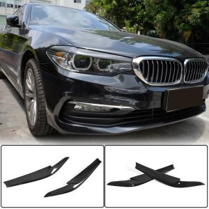 BMW 5 Series G30 G31 520i 530i 540i M550i F90 M5 2017-2020 Headlight Lamp Eyelid Eyebrows Dry Carbon Fiber