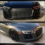 2016–2019 Audi R8 Gen2 (Type 4S) Carbon Fiber Front Bumper Lip