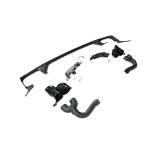 2019–2022 Audi Q8 / SQ8 Black PP Rear Bumper Diffuser with Exhaust Trim Tips